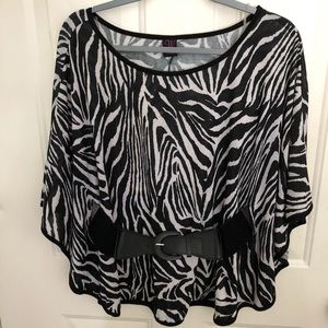 Zebra top